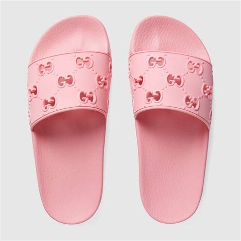 gucci rose slides|gucci slides for women pink.